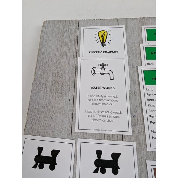 Vintage 2016 Monopoly Edition Game Replacement Property Cards - Picture 4 of 7